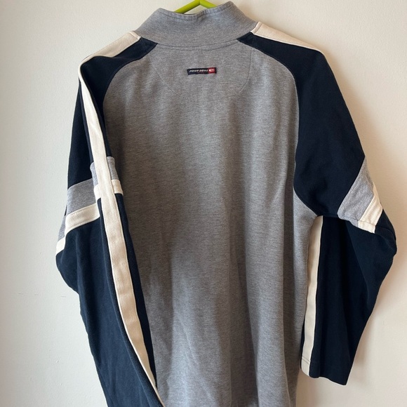 Point Zero Y2K 1/4 zip cotton blend sweater men’s medium - Picture 8 of 9